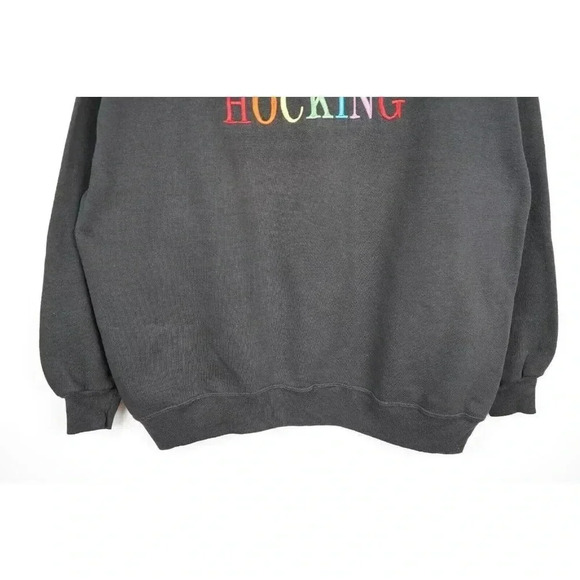 Vintage Collegiate Sweatshirt 90s Hocking Embroidery L | Item #672 - Picture 4 of 7